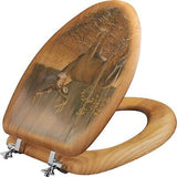 House & Homebody Co. Elongated Toilet Seat, Oak Veneer, Outdoor Image (Novemb...