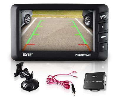 Pyle Wireless Rear View Backup Camera - Car Parking Rearview Monitor System a...