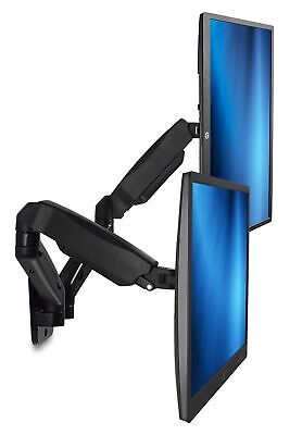 Mount-It! Dual Monitor Wall Mount - 2 Monitor Wall Mount Arms - Full Motion A...