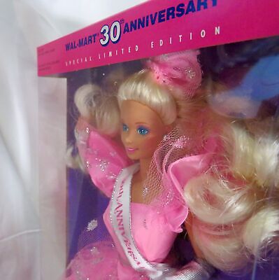 Barbie Anniversary Star Doll Wal-Mart 30th Anniversary Special Limited Editio...