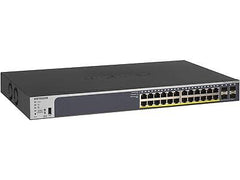 NETGEAR 28-Port PoE Gigabit Ethernet Smart Switch (GS728TP) - Managed, Option...