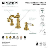 Kingston Brass FSC1970APL American Patriot Widespread Bathroom Faucet, Matte ...