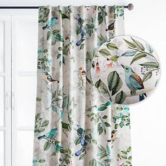 Maison d' Hermine 100% Cotton Curtain - 50"x124" Decorative Curtain - Aesthet...