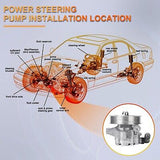 21-5495 Power Steering Pump Assist Pump Compatible with 2008-2012 Honda Accor...