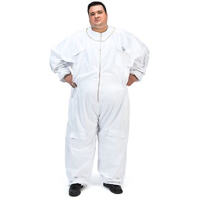 Humble Bee 410 Big & Tall Polycotton Beekeeping Suit with Round Veil X-Large