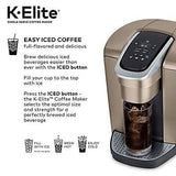 Keurig K-Elite Single Serve K-Cup Pod Coffee Maker, One Size, Brushed Gold