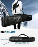 OutdoorMaster Snowboard Bag, ABS Hard Shell Ends Snowboard Travel Bag with Wa...