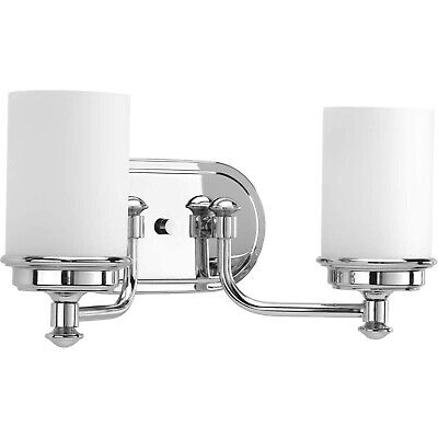 Progress Lighting P300013-015 Glide Bath & Vanity, Polished Chrome