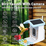 Smart Bird Feeder with Camera, AI Identifies 2.5k Utral HD Wild Bird Feeders ...