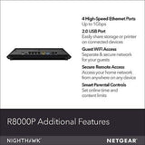 NETGEAR Nighthawk X6S Smart Wi-Fi Router (R8000P) - AC4000 Tri-band Wireless ...