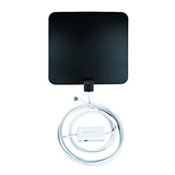 Winegard Flatwave Amped Pro HDTV Indoor Antenna with Bluetooth Signal Black