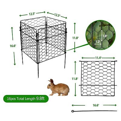 nutroeno Chicken Wire Cloche Plant Protector &#8211; Mesh Plant Cage Supports fo