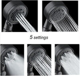 10-Mode Handheld Shower Head Set, High Pressure Shower Head with 59&#8221; Stain