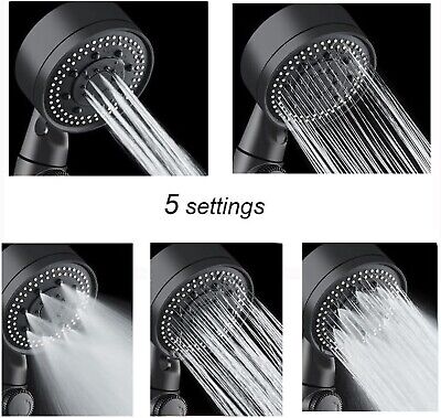 10-Mode Handheld Shower Head Set, High Pressure Shower Head with 59&#8221; Stain