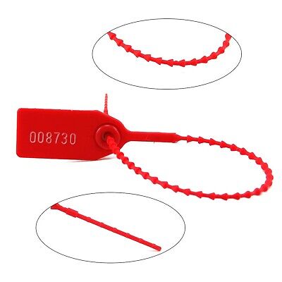 Leadseals(R) 1000 Plastic Tamper Seals, Zip Ties for Fire Extinguishers Pull ...