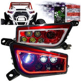 SLK-Lights (RED) RZR LED Headlight compatible with Polaris General, Polaris R...