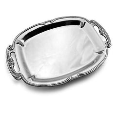 Wilton Armetale Belle Mont Rectangular Handled Serving Tray, 18-Inch-by-12-In...