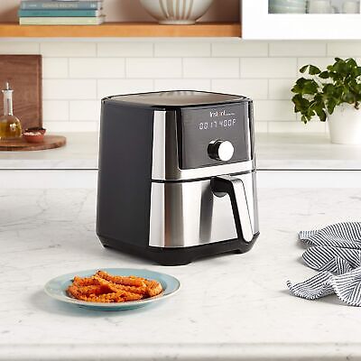 Instant Vortex Plus 4QT Air Fryer, Custom Program Options, 6-in-1 Functions C...