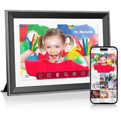 10 Inch WiFi Digital Photo Frame Touch Screen, Picture Frame with 16GB Memory...