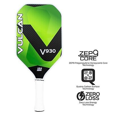 Vulcan | V900 Pickleball Paddle Series | Hybrid Performance | Polypropylene C...