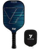 Pickleball Ball Paddle, 16MM Carbon Fiber Pickleball Paddle with Longer Handl...