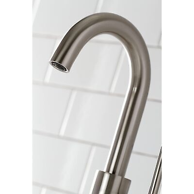 Kingston Brass LS8538DL Concord Bar Faucet, Brushed Nickel, 5.88 x 5.13 x 11.19