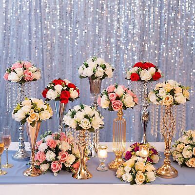 Inweder Wedding Flower Balls for Centerpieces - 10 Pcs Artificial Flower Ball...