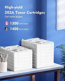 202A Toner Cartridges - Standard Yield 5 Pack 202X Compatible with HP Color L...