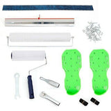 Self-Levelling Cement Tool Kit,Epoxy Floor Roller Kit w/Roller Brush+ Floor C...