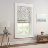 Eclipse Evangeline Botanical Roman Shade for Windows, Cordless 100% Blackout ...