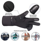 Heated Glove Liners for Men Women,Rechargeable Electric Battery Heating Ridin...