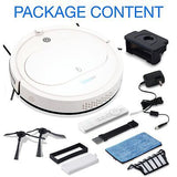 Robot Vacuum Cleaner with Remote Control, Smart Robotic Machine Automatic Flo...