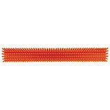 Vikan 31957 24" Heavy-Duty Push Broom, Soft/Stiff, Orange