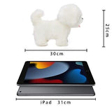 CU-MATE Interactive Maltese Simulation Dog-Realistic Puppy Electronic Toy Dog...