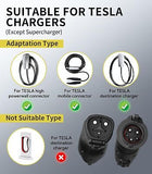 J1772 for Tesla Charger Adapter EVs Charging Adapter, Max 60 Amp & 250V, Wate...