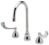 Zurn Z831B4-XL-ICT Widespread Faucet with 5-3/8" Gooseneck and 4" Wrist Blade...