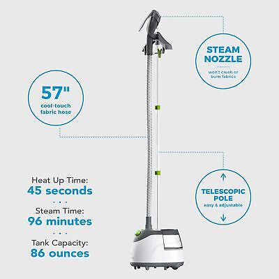 Steamfast SF-562 Canister Garment Steamer, White