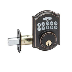 Copper Creek DBH3410TB Heritage Electronic Keypad Deadbolt, Tuscan Bronze