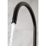 Kingston Brass KS8275DLBS Concord Bridge Kitchen Faucet, Oil Rubbed Bronze