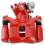 TRQ Rear Right Brake Caliper w/Bracket Performance Red Passenger Side Compati...