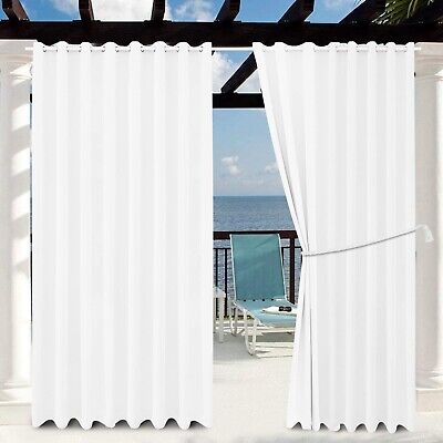 DIVA EN CAMINO DEC Outdoor Patio Curtain Waterproof Darkening Thermal Insulat...