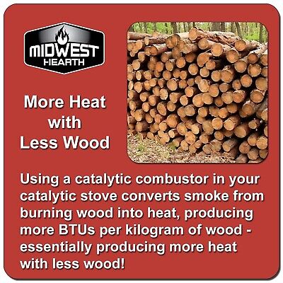 Midwest Hearth Wood Stove Catalytic Combustor Replacement Catalyst Vermont Ca...