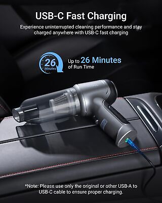 Handheld Vacuum Cordless, 12000PA Car Vacuum Cleaner High Power, Small Vacuum...