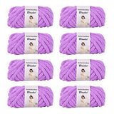 Chenille Chunky Yarn Arm Knitting Thick Bulky DIY for Knit Blanket Cushion Be...