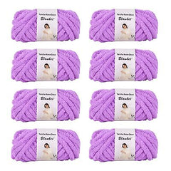 Chenille Chunky Yarn Arm Knitting Thick Bulky DIY for Knit Blanket Cushion Be...