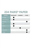 Borden & Riley 19" x 24" #234 Paris Paper for Pens Pad, 108 lb, 40 White Shee...