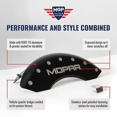 MGP Caliper Covers - Brake Caliper Covers 2018-2023 Honda Accord - Front and ...