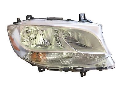 Replacement Headlight Chrome Trim Passenger Right Side Headlamp Complete Asse...