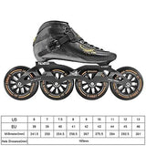 Professional Carbon Fiber Speed Skates Adult Men's and Women's Skates 4-Wheel...