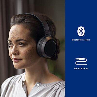 PHILIPS Fidelio L3 Flagship Over-Ear Wireless Headphones with One-Size, Black